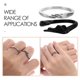 thumbnail image 3 of unbranded 2Ud Anillos Ajustables Pareja Ángel Y Demonio Zamak Negro Casual, 3 of 8
