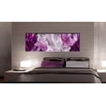 thumbnail image 2 of Tiptophomedecor Glamour Canvas Wall Art - Purple Flames - Stretched & Framed Ready To Hang Art, 2 of 3