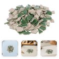 thumbnail image 1 of SHOWERORO 1Pqt Piezas De Cerámica Verde Para Manualidades Irregular Para Del Hogar, 1 of 7