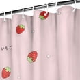 thumbnail image 4 of Strawberry Lover Bathroom Curtain Waterproof 84x72 Inch Elegant Modern Style for Home & Vacation Rental, 4 of 5