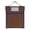 Coffee, variant on QAQuu Book Pouch, Nylon Fabric Book Bag with Clear Name Tag Pocket and Handle, Large Capacity Book Pouches for Classroom, Reading Book Bags for Book Lovers, Office Supplies, 12.4" x 10.4", Purple
