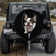 thumbnail image 2 of Lotusprinthandmade French Bulldog Cute Animals Collection Zipper Pattern Spare Tire Cover Without Backup Camera Hole 6 Sizes, 2 of 8