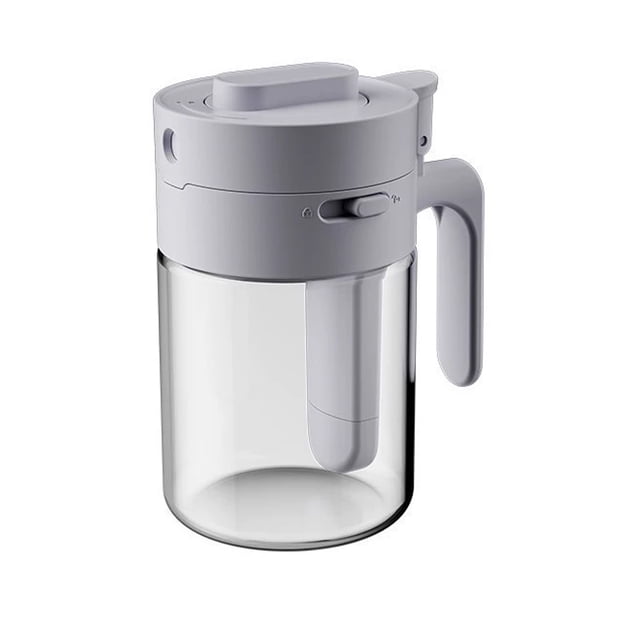 Naiovety Tarro para condimentos, 2 en 1, grande, fácil de usar, apto para cocinas y camping al aire libre. Organizadores de utensilios de cocina Gris