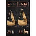 thumbnail image 4 of Mochila portabebés NOAH & PAW para perros pequeños de 2 a 8 kg, piel vegana, 4 of 9