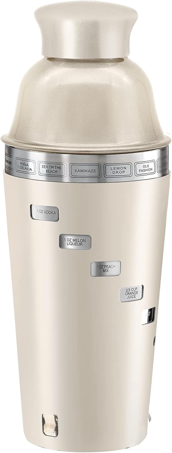Oggi Dial-a-Drink 15 Recipe Stainless Steel Cocktail Shaker (1 lt, 34 oz)