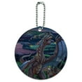 thumbnail image 1 of Dragon Flight The Last Stand Fantasy Round Luggage ID Tag Card Suitcase Carry-On, 1 of 8