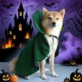 thumbnail image 4 of Halloween Pet Costume Witch Cape for Dogs Cats Halloween Party Outfit Cute Pet Apparel, 4 of 10