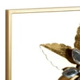 thumbnail image 5 of DecMode Gold Metal Floral Wall Decor with Gold Frame (2 Count), 5 of 10