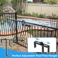 thumbnail image 3 of 2 Pcs Pool Pole Hooks Adjustable Pool Pole Hanger for Swimming Pool Accessories, 3 of 8