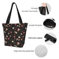 thumbnail image 4 of Easygdp Fleurs Rouges Blanches pour Sacs à Bandoulière pour Femmes, Sacs à Bandoulière Sac à Main pour Femmes, 4 of 6