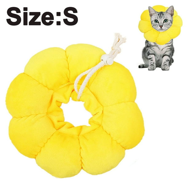 Collar de cono para perro, collar electrónico para mascotas, collares isabelinos, cono de recuperación para mascotas para gatos y perros pequeños, borde suave transpirable y fácil de limpiar Ormromra 220305-1
