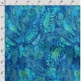 thumbnail image 3 of Soimoi Asian Paisley Printed, Japan Crepe SatinFabric, by The Yard 54 Inch Wide, Decorative Sewing Fabric for Dresses Kimonos Gowns, Blue, 3 of 5