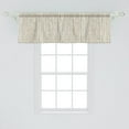 thumbnail image 2 of Ambesonne Birch Tree Window Valance, Trunks Black Spots, 54" X 18", Tan Pale Green Black, 2 of 3