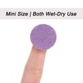 thumbnail image 3 of Unique Bargains 25 Pack 1-Inch Purple Sanding Discs 60 Grits Hook & Loop Professional Aluminum Oxide Sandpaper Mini Size, 3 of 5