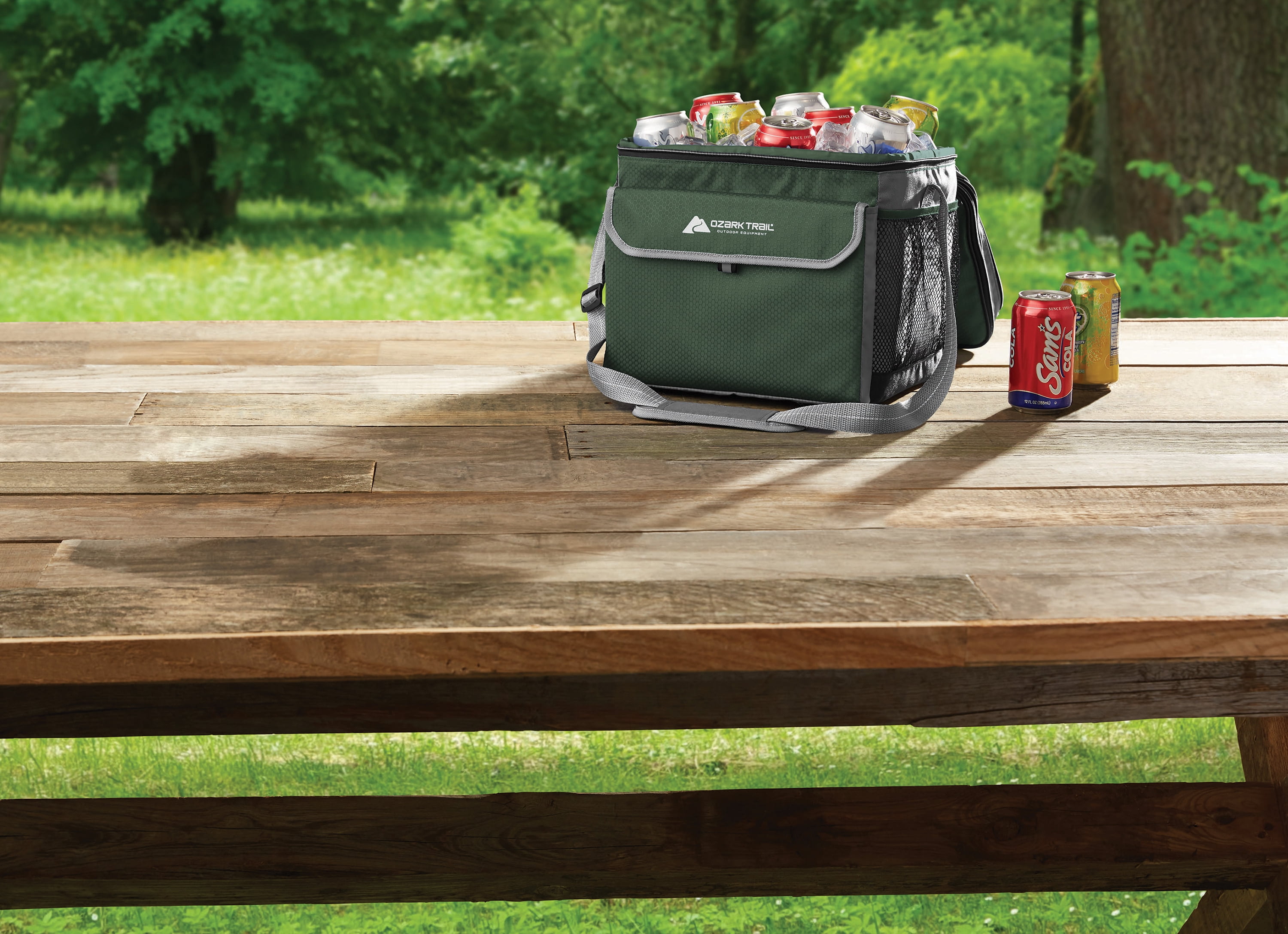 Ozark Trail 24 Can Soft Sided Cooler, Green