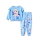 thumbnail image 1 of Conjunto de camisa con volantes y pantalones con bolsillos de Frozen Elsa para niñas pequeñas de Disney, 1 of 9