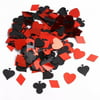 5x1 Pack Casino Poker Pattern Supplies Decoration Sequins 5 Pcs