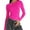 Pink, variant on Bwdbhd Womens Blouses Casual Women Blouse Tops Casual V Neck Long Sleeve Hollow Elegant T Shirt Hot Pink,XS