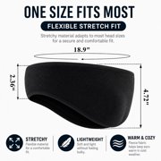 Winter Headband Fleece Ear Cover for Winter Ear Warmers Ear Muffs for Men Women Kids Ski Running Cycling 3 Packs