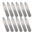 thumbnail image 1 of 12x Varillas de cuello, insertos invisibles para cuello de camisa para camisas de vestir de hombres y mujeres 558 cm x 1 cm x 008 cm, 1 of 10