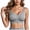 Q89 Gray, variant on Mifsaly Womens Wireless Sports Bra with V Neck Wide Shoulder Straps Smooth Molded Cups and Longline Underband Comfortable Active Bralette for Yoga Fitness and Daily