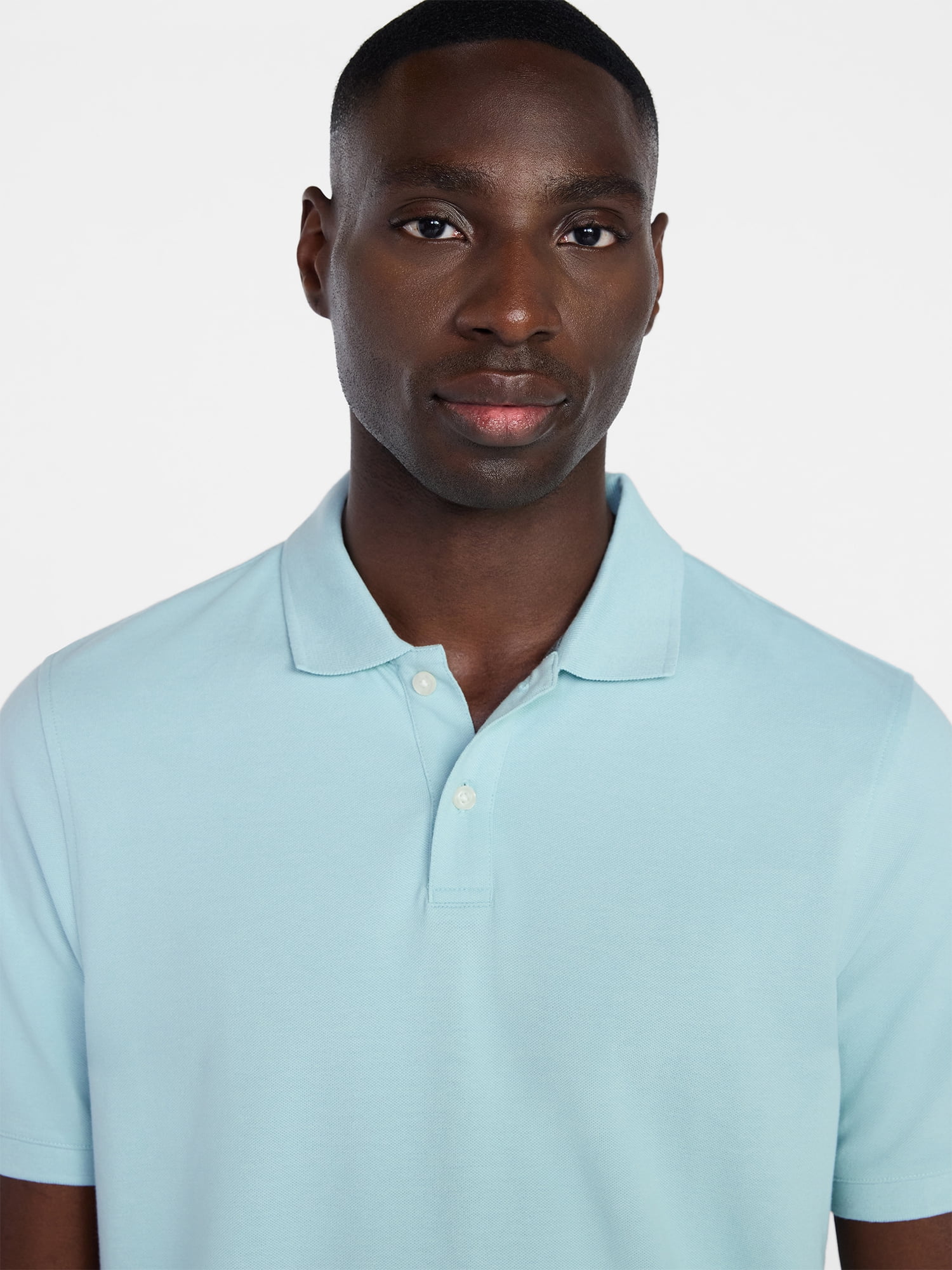 George Men's & Big Men's Classic Fit Pique Polo with Short Sleeves, Sizes XS-5XL, LT-3XLT