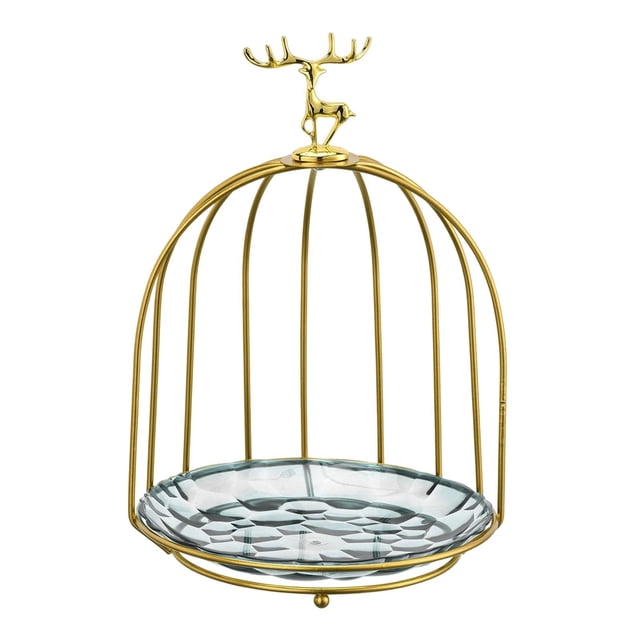 Soporte para Pasteles Zulema Organizador de Maquillaje Estante para Baño Azul