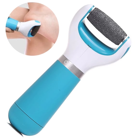 KISMIS 1PC Electric Foot Care Machine Exfoliator - Rechargeable Pedicure Device with Multiple Grinding Heads, Portable Foot Skin Remover for Dead Skin and Callus