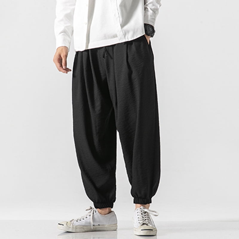 mens casual baggy pants