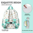 thumbnail image 5 of Cute Fairy Princess Pattern Backpack for School,Cute School Bag,Schoolbag with Adjustable Shoulder Straps & Padded Back,15.25"x11.5"x5.25", 5 of 5