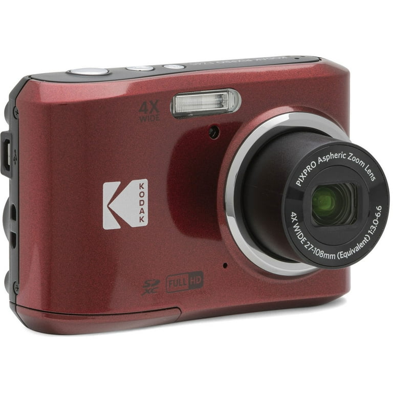 KODAK PIXPRO FZ45 Easy Point Shoot Digital Camera - Red, 16MP, 4x