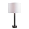 thumbnail image 1 of Kenroy Home 32698BS 14 x 26 in. Hemlock Table Lamp 2 Outlets - Brushed Steel, 1 of 1