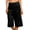 Black, variant on Women's Shadowline 2402 Snip-it 26 Inch Culotte Slip (Beige L)