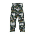 thumbnail image 5 of Goofa Cute Sloth Printed Soft Pajama Pants for Men, Wide Leg Comfy Casual Lounge Yoga Pants-Small, 5 of 9