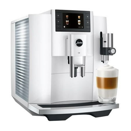 Jura - E8 Automatic Espresso Machine - White