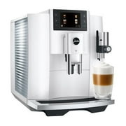 Jura E8 Automatic Espresso Machine | 17 Recipes | Piano White | 15683