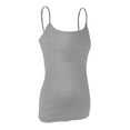 thumbnail image 2 of Emmalise PreTeen Training Bra Camisole Wireless Built in Fabric Support Cami (Heather Gray, Small, 60-90 lbs), 2 of 3