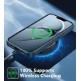 thumbnail image 4 of KOMI for iPhone 16e Case: Anti Yellowing Shockproof Case | Military Grade Protection Scratch-Resistant Cases | Rugged Slim Transparent Cell Phone Cover - Blue, 4 of 5