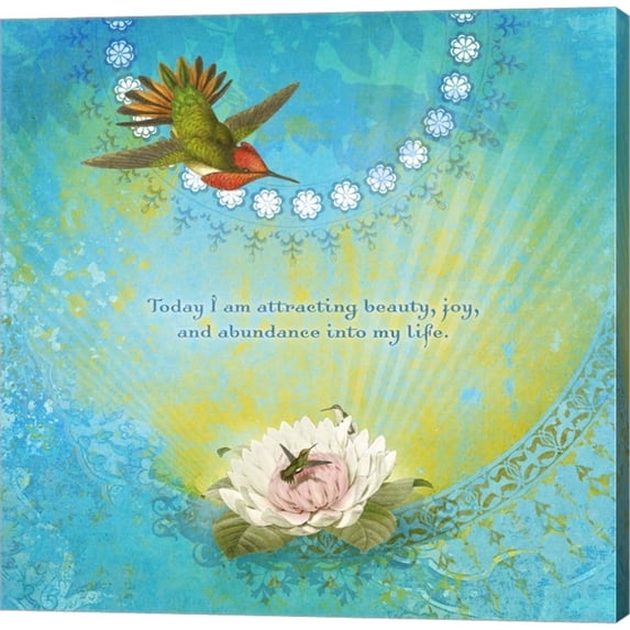 Great Art Now Creative Visualization XV-Joy by Duirwaigh, Canvas Wall Art, 12W x 12H