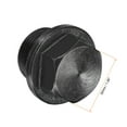 thumbnail image 3 of Unique Bargains Outer Hex Head Socket Pipe Fitting Plug M33x2 Male Thread Carbon Steel, 3 of 4