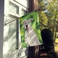 thumbnail image 2 of White Staffie Bull Terrier St. Patricks House Flag, 2 of 4