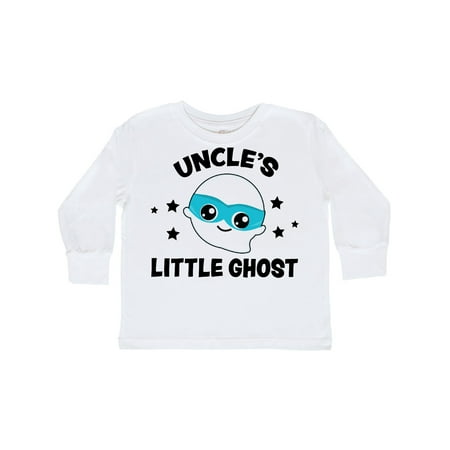 

Inktastic Cute Uncle s Little Ghost with Stars Gift Toddler Boy or Toddler Girl Long Sleeve T-Shirt