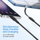 thumbnail image 4 of Cable cargador USB C de 60 W y 1,8 m de carga tipo C para Samsung iPhone, 4 of 7