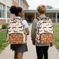thumbnail image 4 of DISNIMO Dachshund Print 17 Inch Kids School Backpack, Breathable Hard-Wearing Bookbag with Customizable Shoulder Straps for Boys Girls Daily Campus Use, 4 of 7