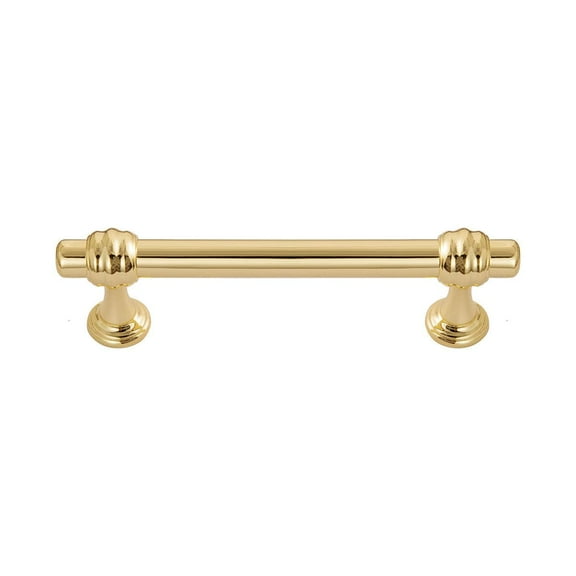 Utopia Alley HW426GD 3.75 in. Cabinet Pull, Polished Gold