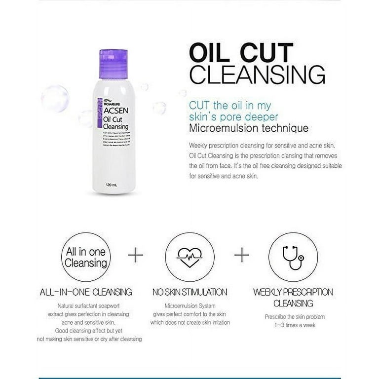 TROIAREUKE トロイアルケ　ACSN OIL CUT CLEANSING Amazon.com: TROIAREUKE ACSEN Oil Cut Cleansing (4.05 Fl. Oz