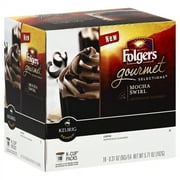 Folgers Gourmet Selections Mocha Swirl Coffee K-Cup Packs, 0.31 oz, 18 count