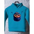 thumbnail image 3 of Hairy Monster Smiling Hoodie Toddler -Image by Shutterstock,  2 Toddler, 3 of 4