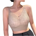 thumbnail image 2 of LLYWEY Bras for Elderly Push up Bra Wireless Ladies Push-Up Bra Style-1351 Women's Plus Extra Lift Bra Feature Adult Female T-Shirt Sports Bras Beige 38B, 2 of 6