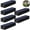 Cool Light, variant on ROSHWEY 6PCS Solar Lights for Fence, Solar Fence Lights Outdoor Waterproof, Solar Deck Lights for Outside Yard Railing Step Patio Stair and Wall, Cool Light